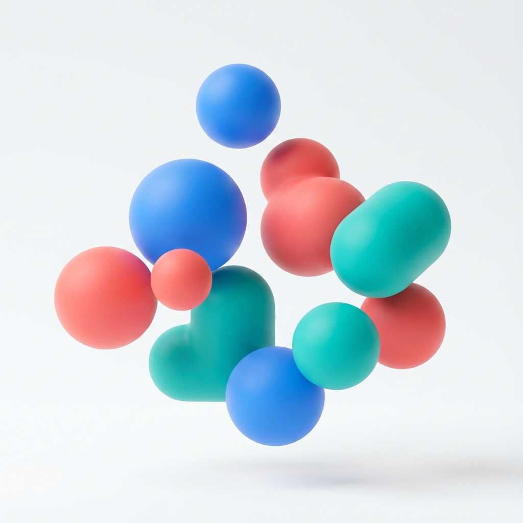 Abstract representation of harmony and organization